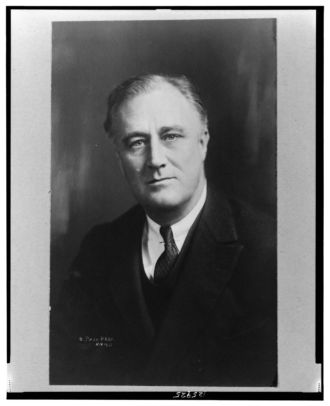 [President Franklin D. Roosevelt, bust portrait, facing front], c1933. — historic photograph