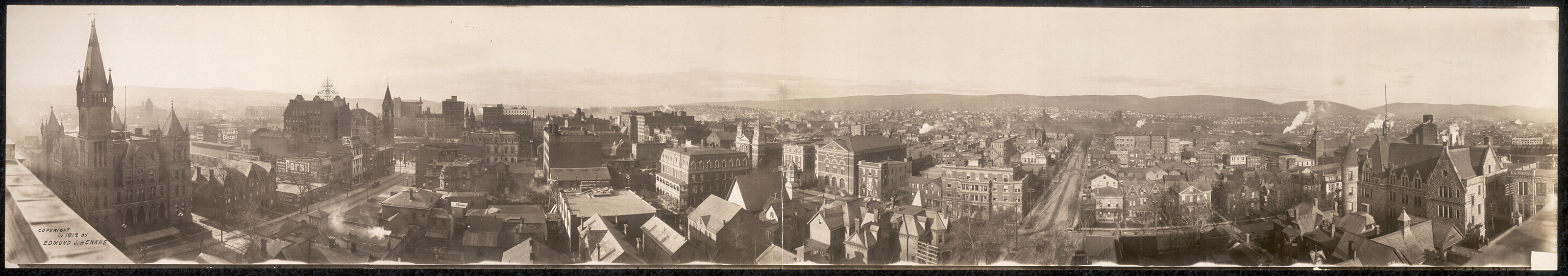 Panoramic view of Scranton in, Pennsylvania, 1912, 1912 — historic image