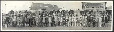 Bathing Girl Revue, Galveston, Texas, 1922