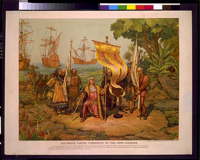 Columbus Taking Possession of the New Country