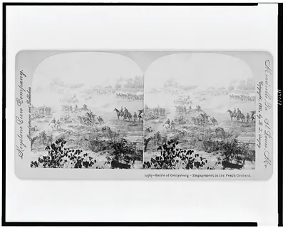 Battle of Gettysburg - Engagement in the Peach Orchard