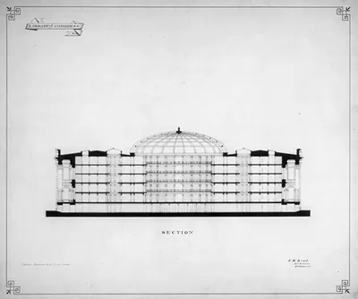 [Library of Congress, Washington, D.C. Longitudinal section]