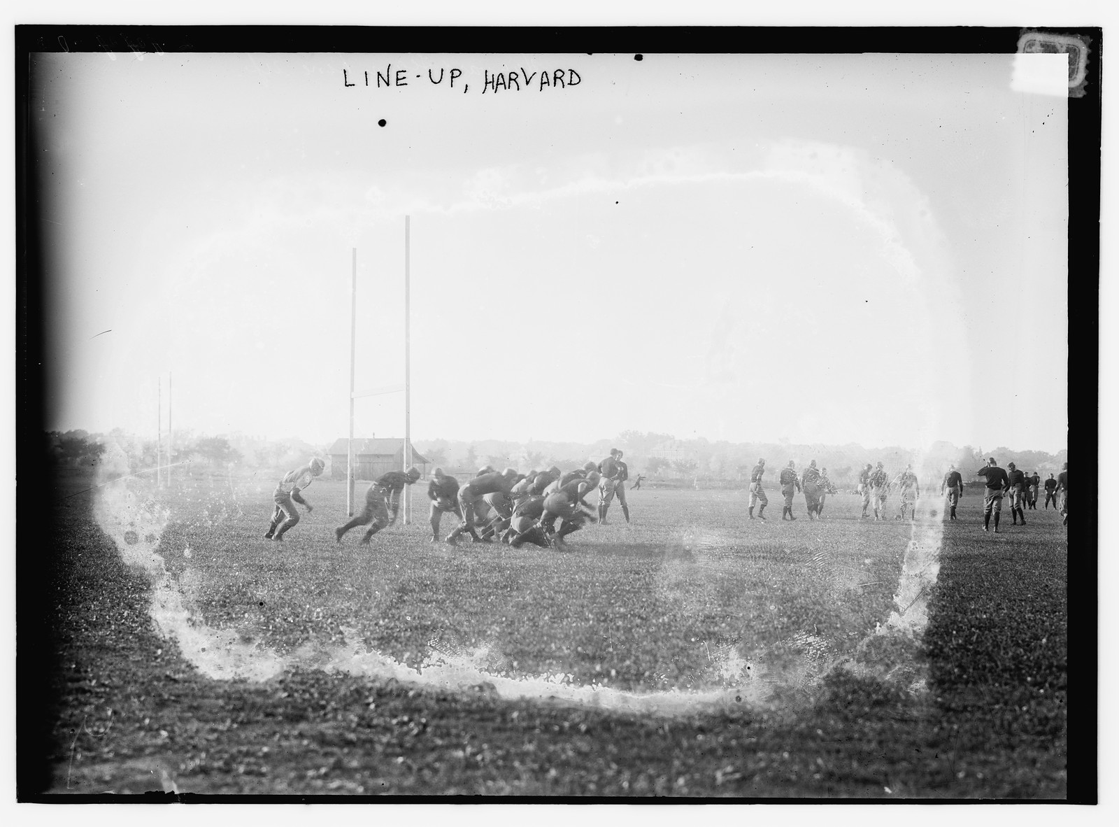 Line-up, Harvard, n/a — historic photograph