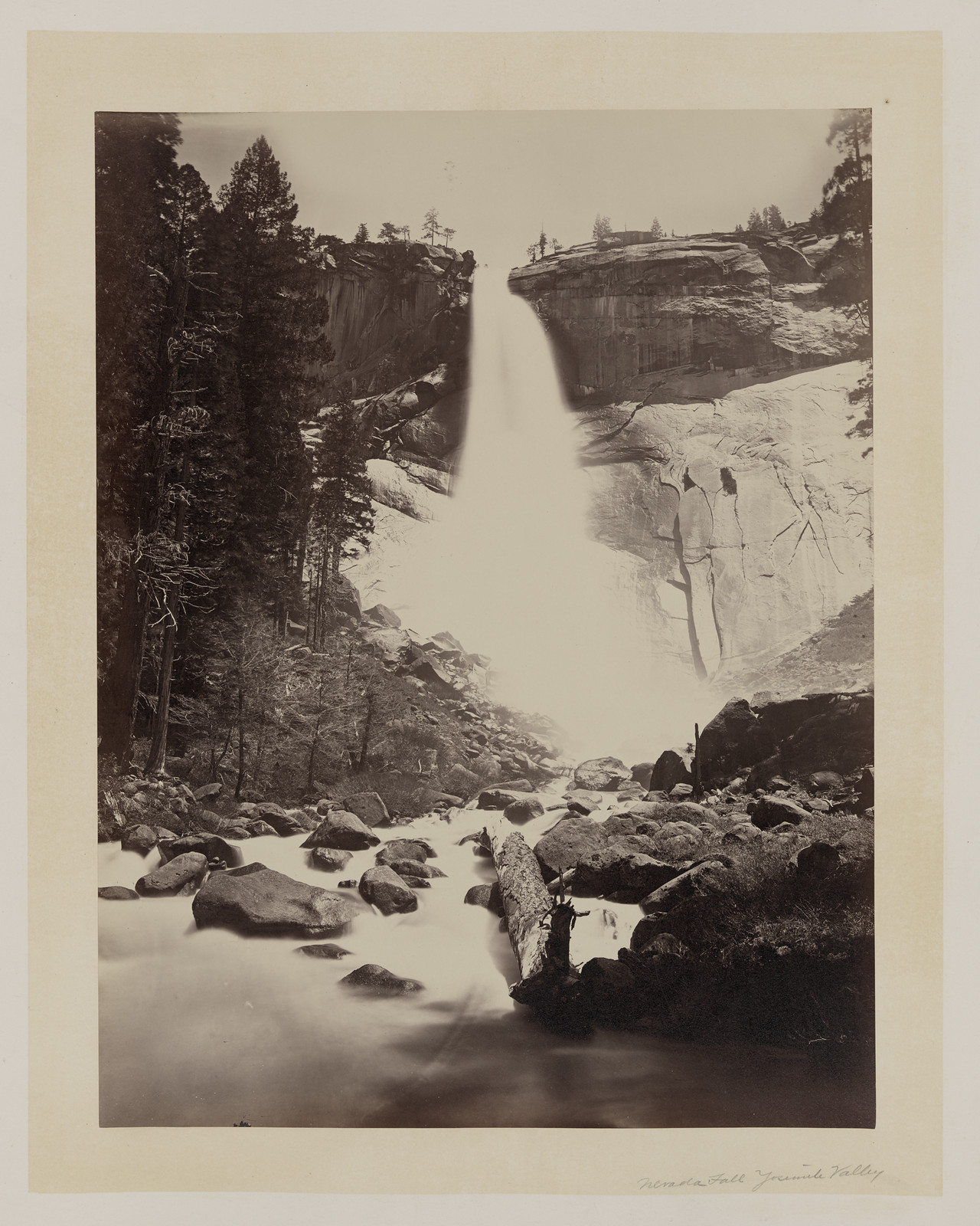 [Nevada Fall, Yosemite Valley], [ca. 1865] — historic photograph