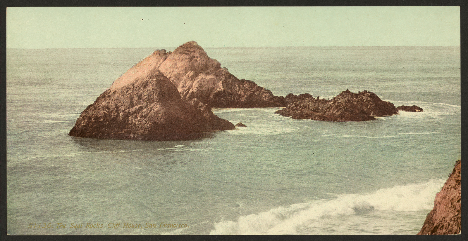 Seal Rocks, Cliff House, San Francisco — historic image