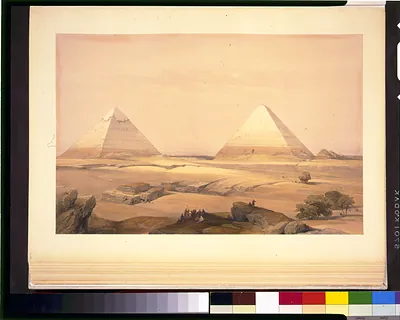 Pyramids of Geezeh / David Roberts, R.A.