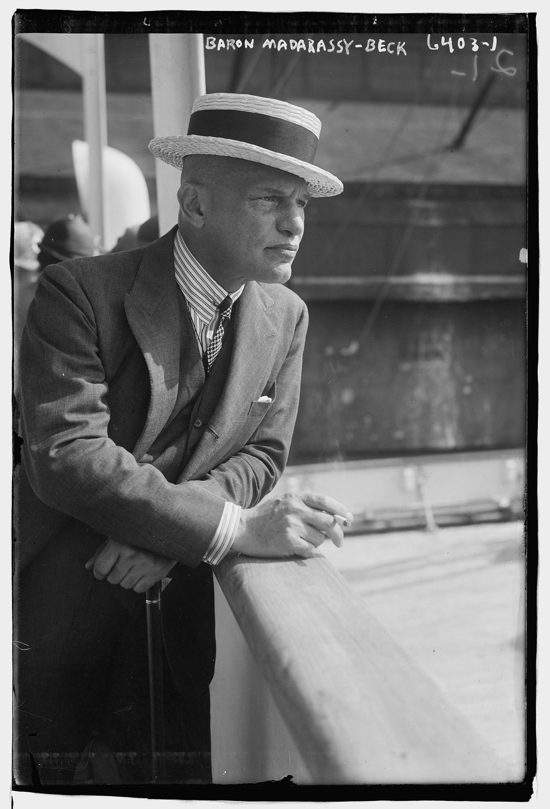 Baron Madarassy - Beck, n/a — historic photograph