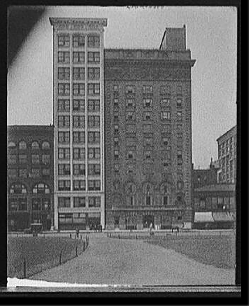 [Municipal Court Building & Illinois Athletic Club, Chicago, Ill.], [between 1908 and 1910] — historic photograph