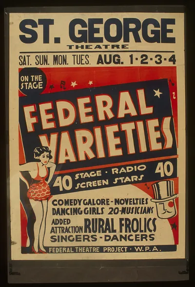 Federal Varieties 40 stage radio screen stars (S) Comedy galore - novelties - dancing g