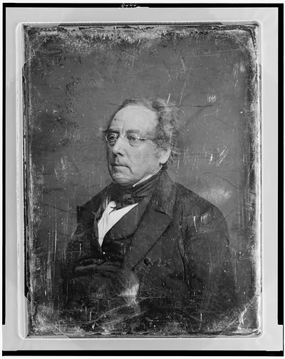 Unidentified man, daguerreotype portrait, about 1844