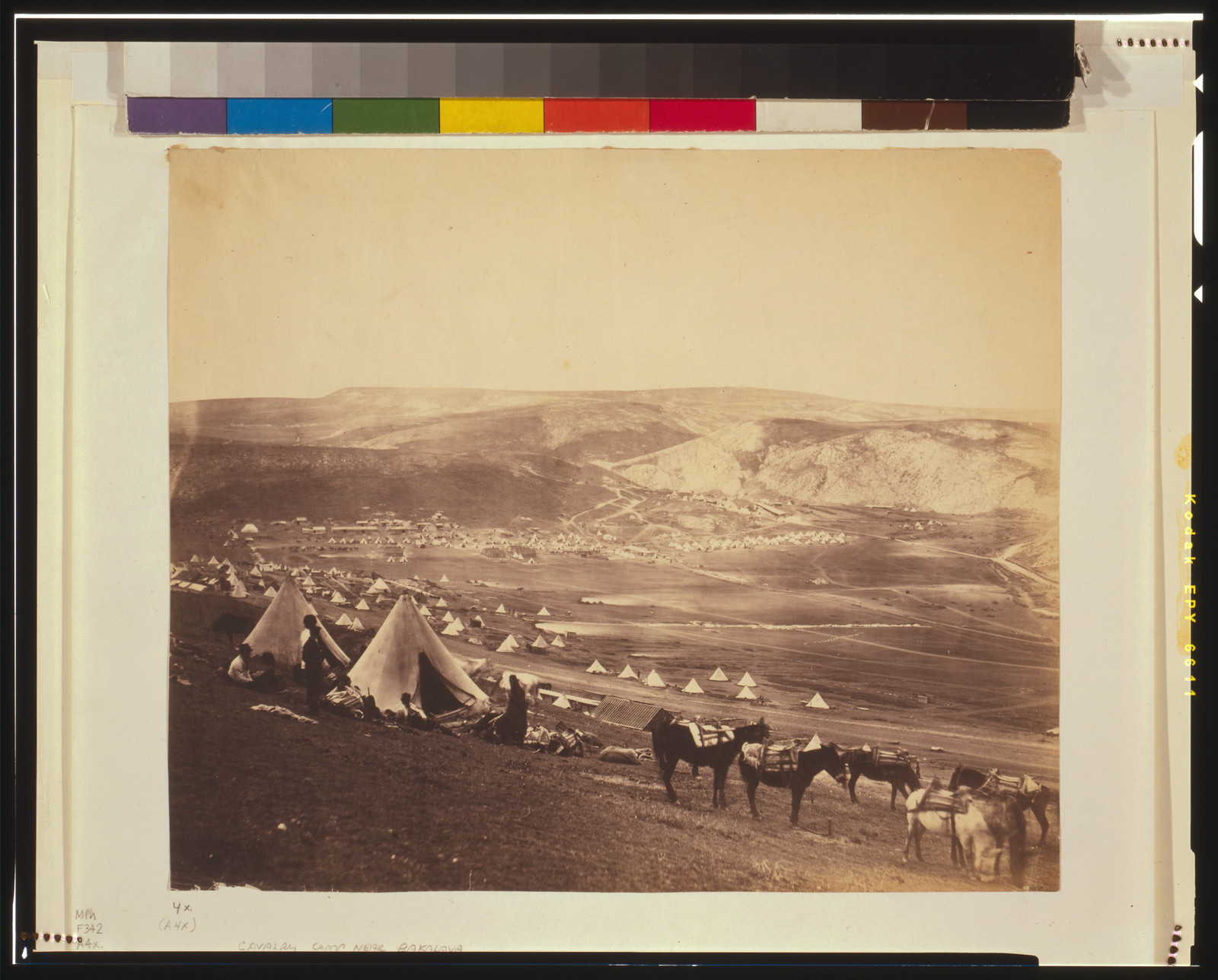 Encampment of Horse Artillery, [1855] — historic photograph
