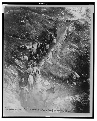 Col. Roosevelt's party descending Bright Angel Trail