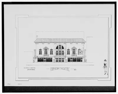 [Orpheum Theatre, Van Houten St. near Main St., Paterson, New Jersey] / AFD 1919.