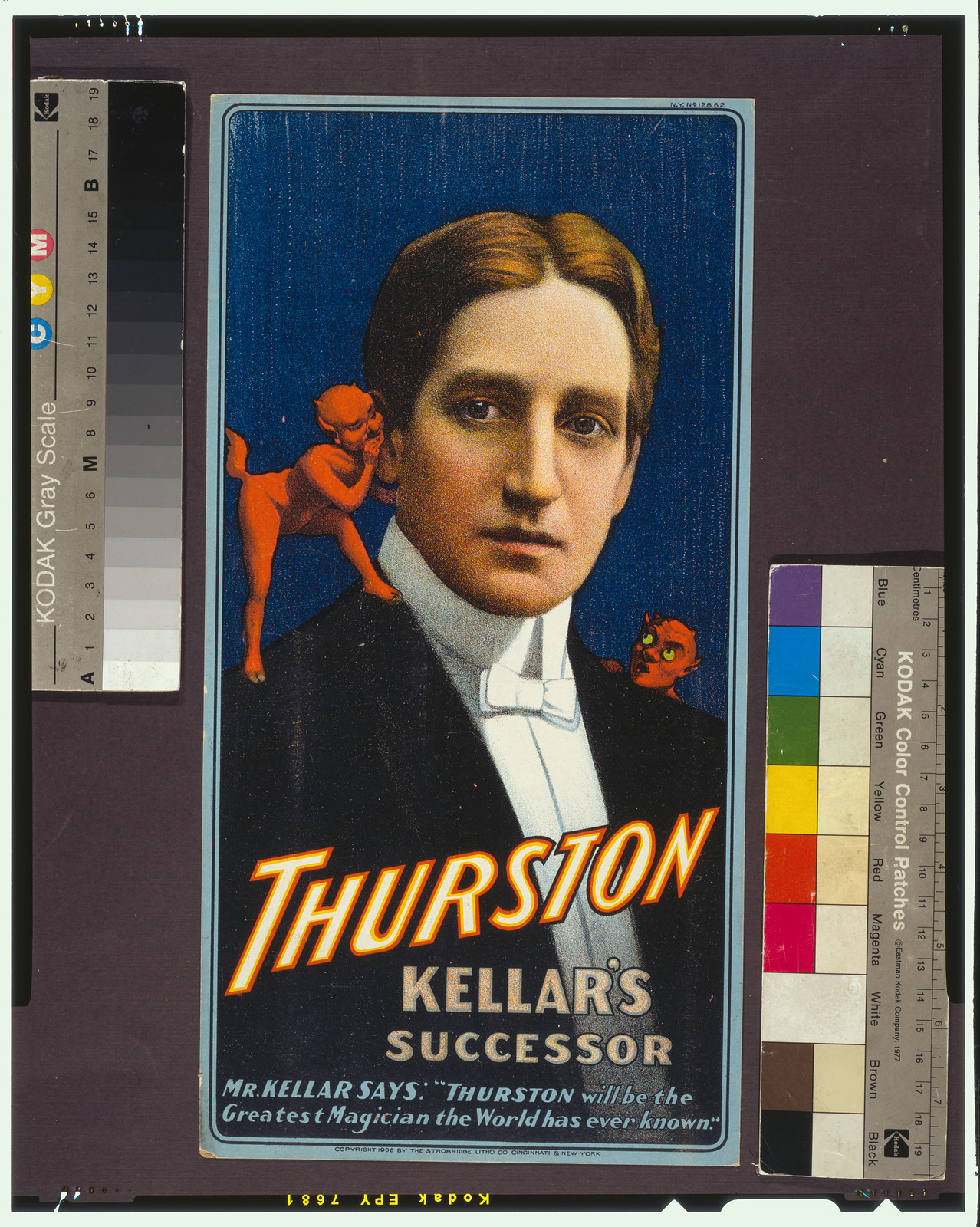Thurston Kellar's successor., Cincinnati ; New York : Strobridge Litho. Co., c1908. — vintage poster