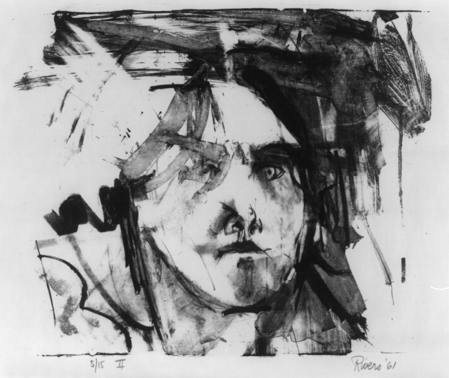 [Clarissa], 1961 — antique lithograph