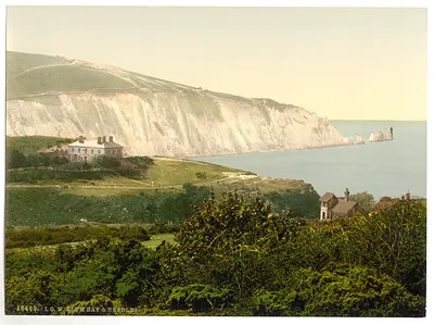 Alum Bay and the Needles Isle of Wight England