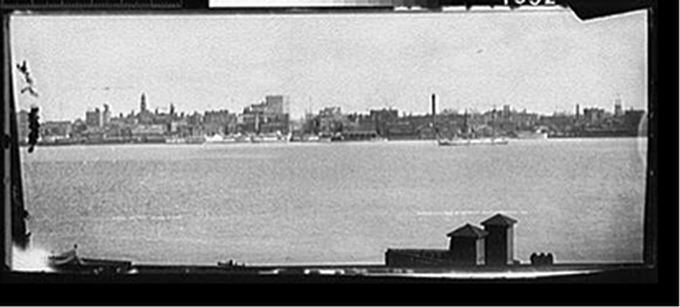 Detroit River front, c1898. — historic photograph