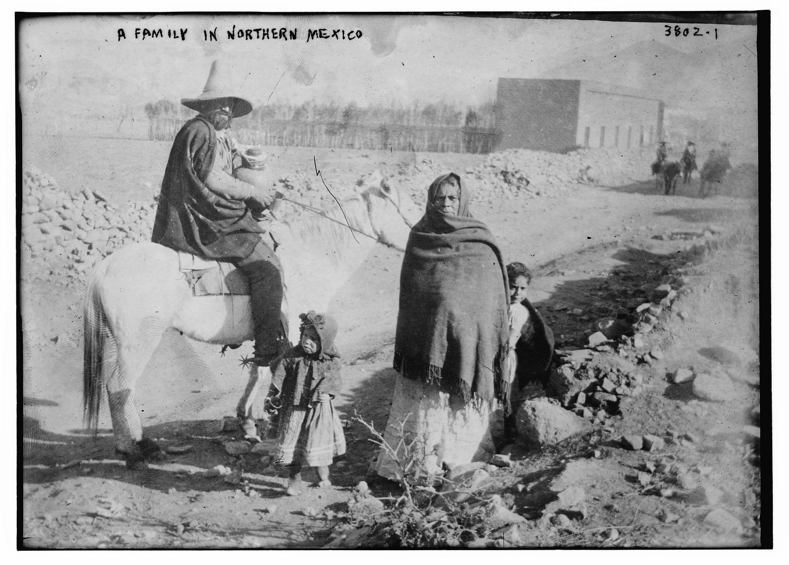 A family in Northern Mex., n/a — historic photograph