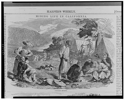 Mining life in California--Chinese miners