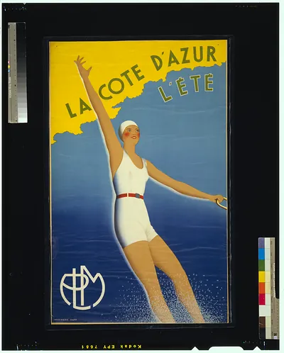 La Côte d'Azur - l'été / M. Sainte.