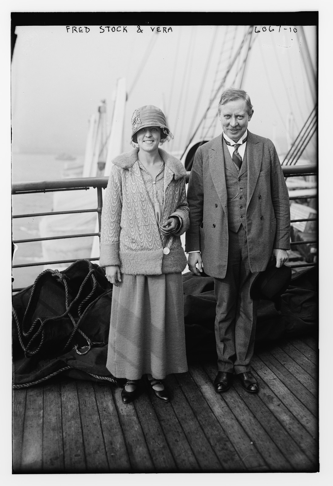 Fred Stock and Vera, n/a — historic photograph