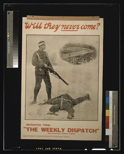 Will they never come? / printed and published by The Associated Newspapers, Ltd., Carmelite House, London, E.C.