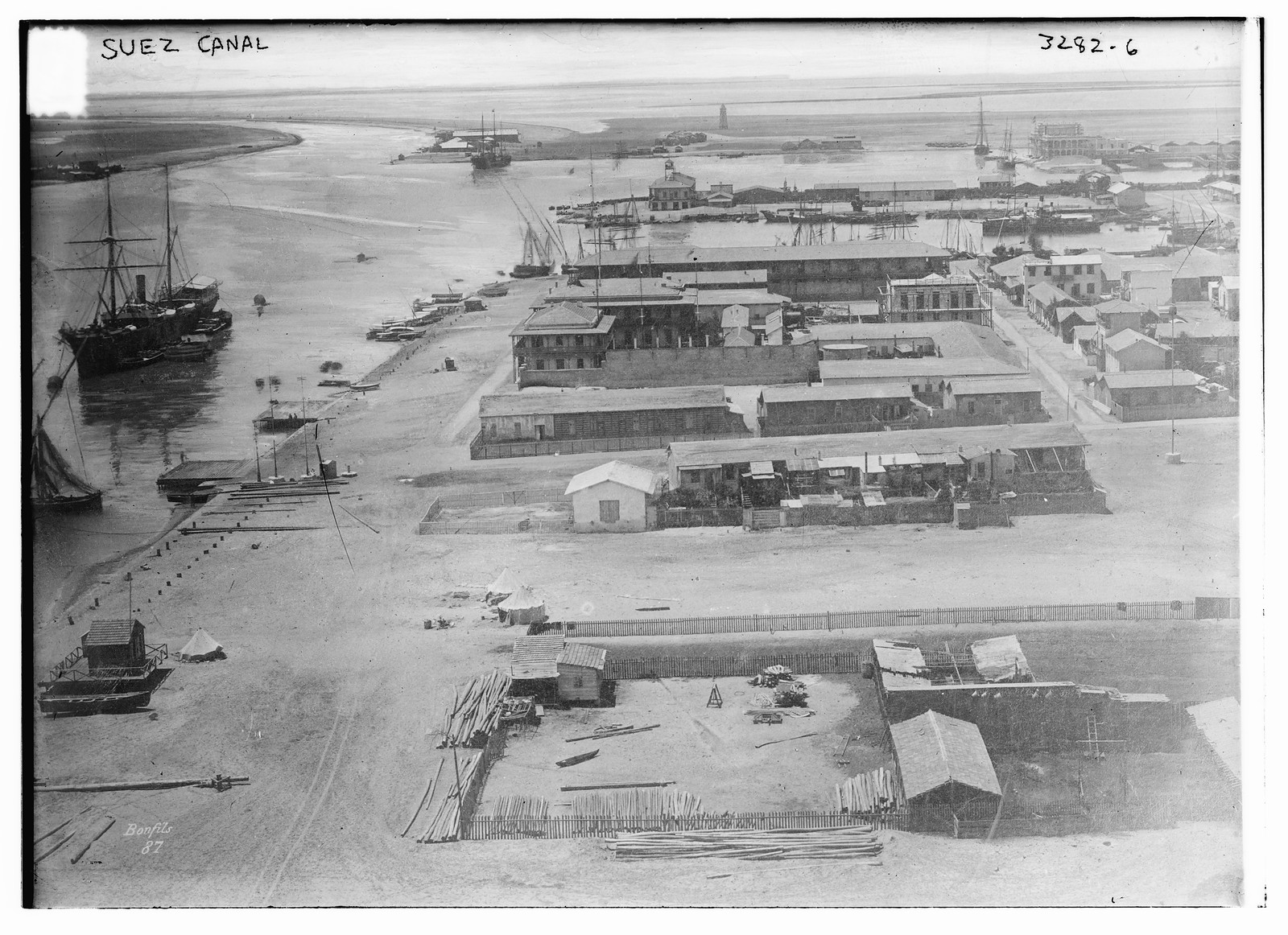 Suez Canal, n/a — historic photograph