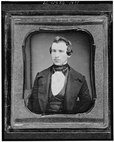[Unidentified man, friend of Clara Barton, head-and-shoulders portrait, full face]