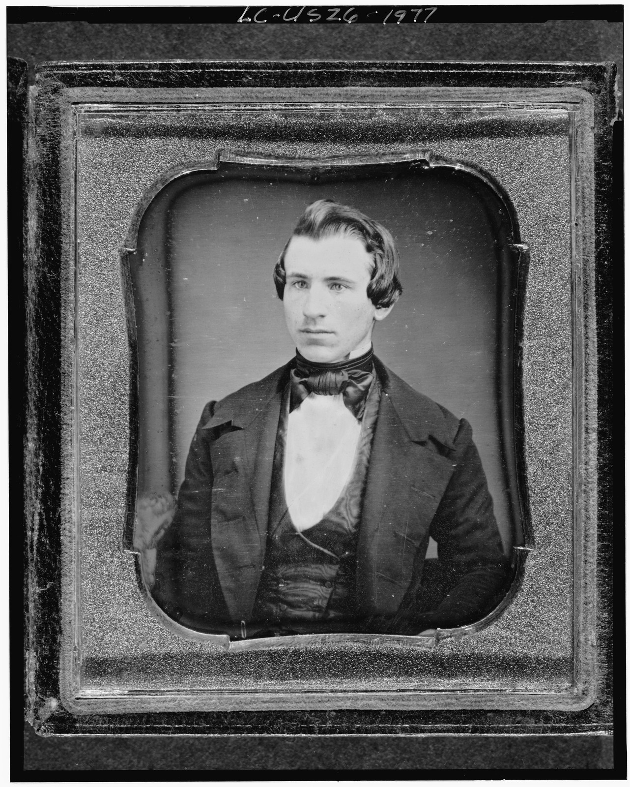 [Unidentified man, friend of Clara Barton, head-and-shoulders portrait, full face], [between 1840 and 1860] — historic photograph