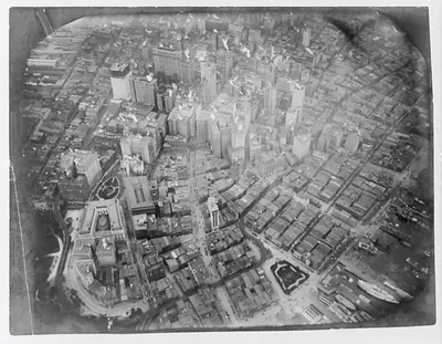 [New York City from a balloon, 1906]