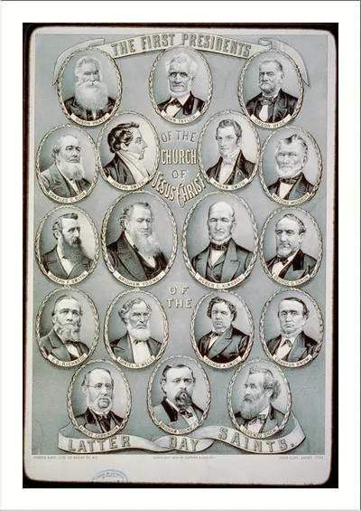 The first presidents of the Church of Jesus Christ of the Latter Day Saints