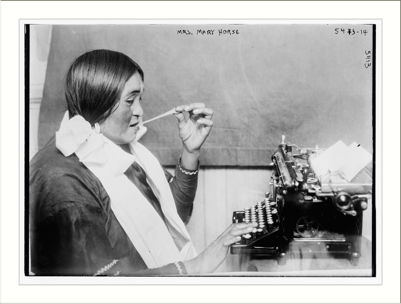 Mrs. Mary Horse (American Ind.), n/a — historic photograph