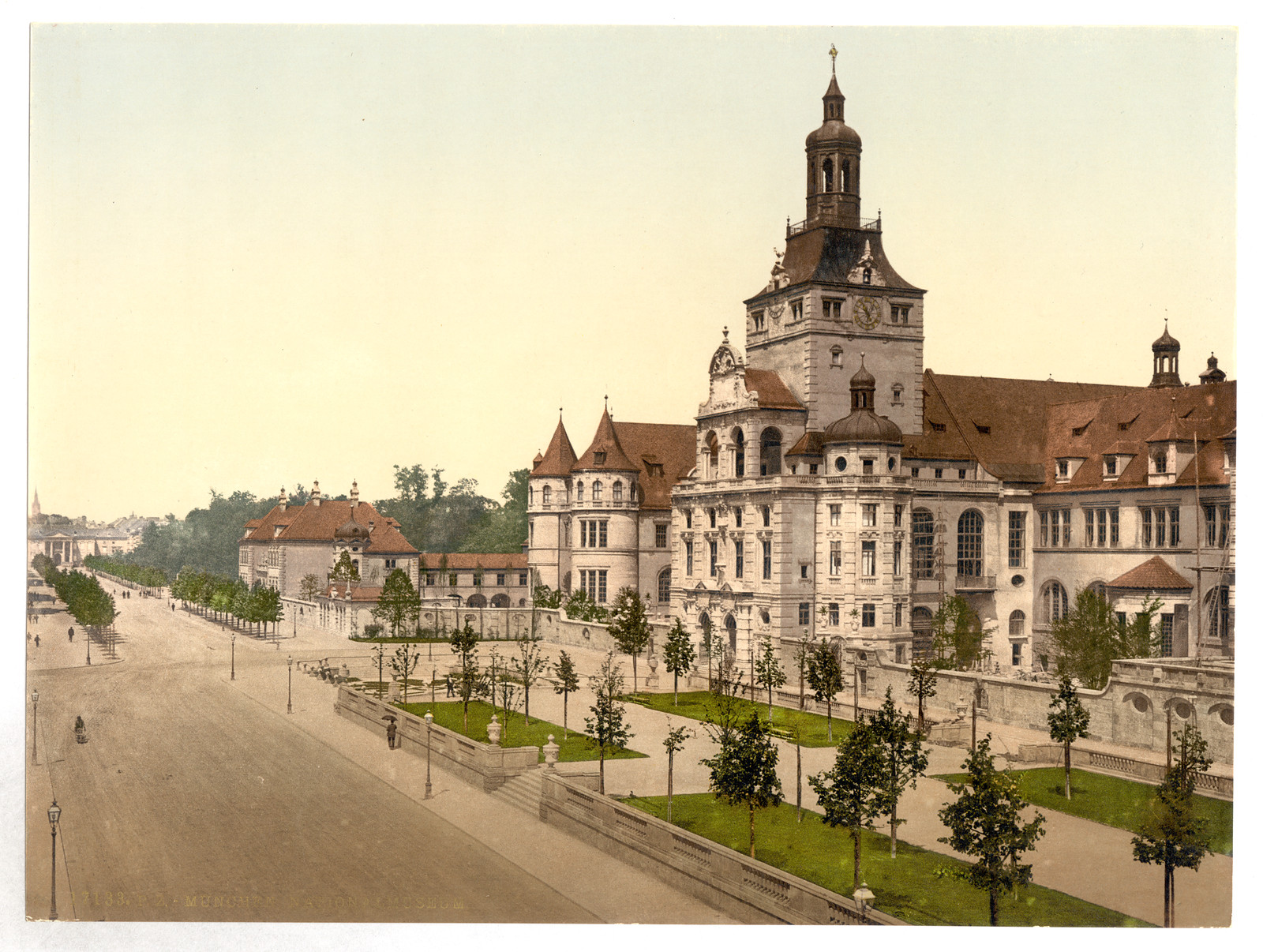 National Museum Munich Bavaria Germany, [between ca. 1890 and ca. 1900]. — historic print