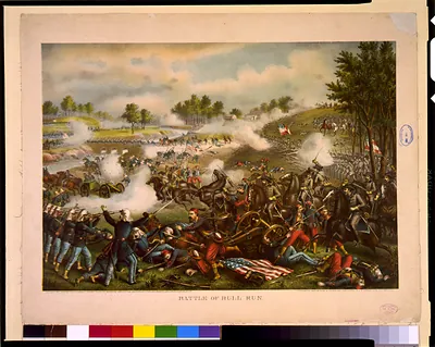 Battle of Bull Run--July 21st 1861--Federal (Gen. McDowell) ... Confederate (Gen. Beauregard) ...