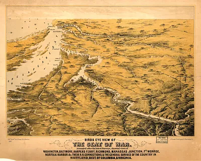 Birds Eye View of the Seat of War