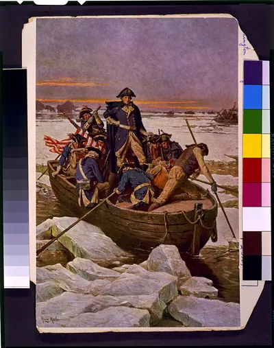 George Washington Crossing The Delaware River