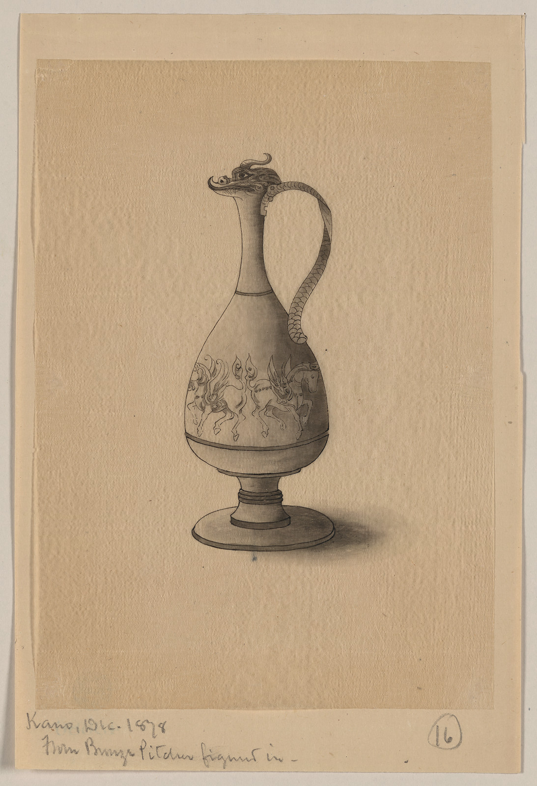 [Japanese drawing], 1750 — historic drawing