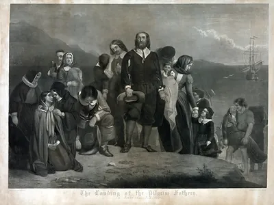 The First Landing Of The Pilgrims, 1620
