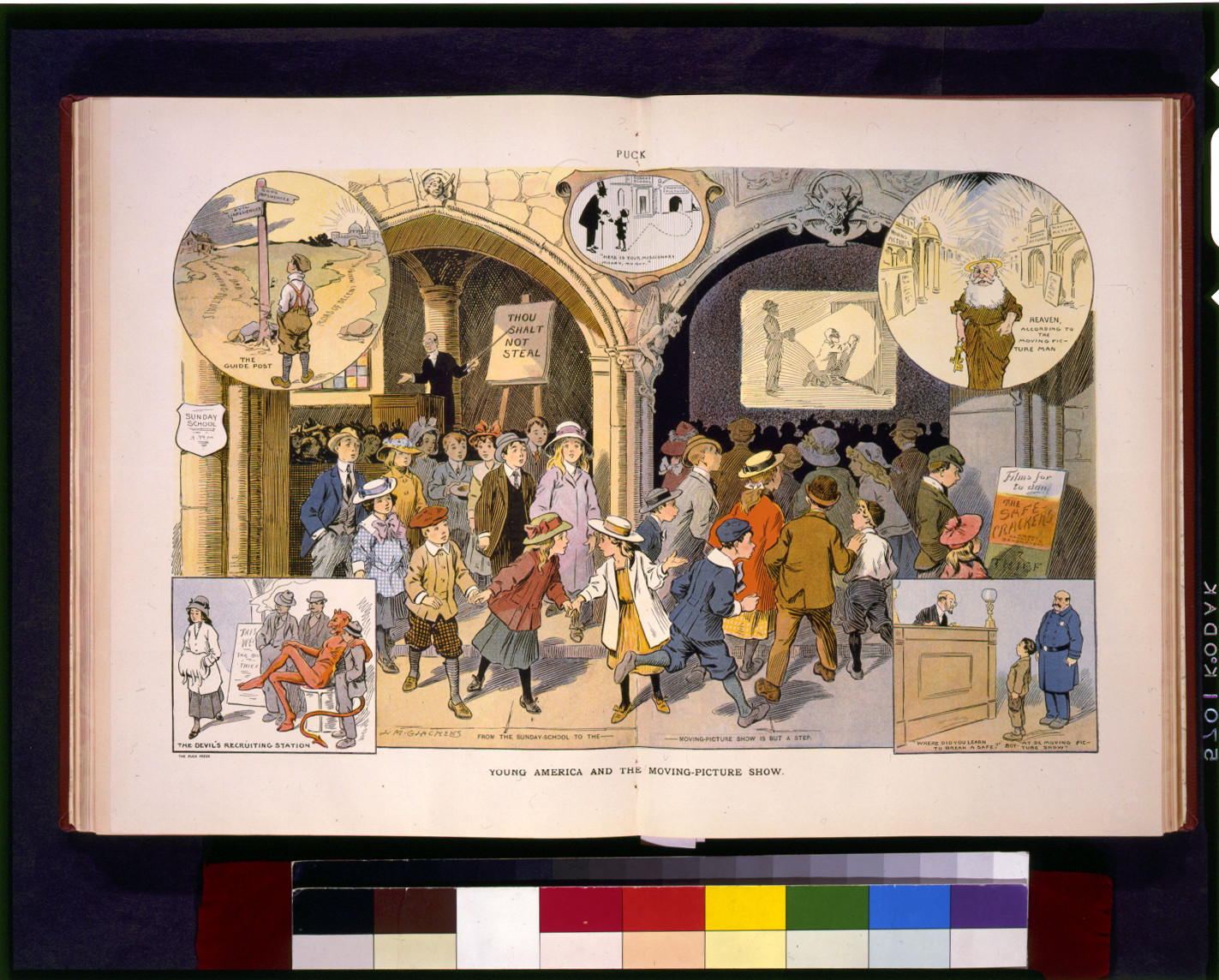 Young America and the moving-picture show / L.M. Glackens., [1910] — historic print