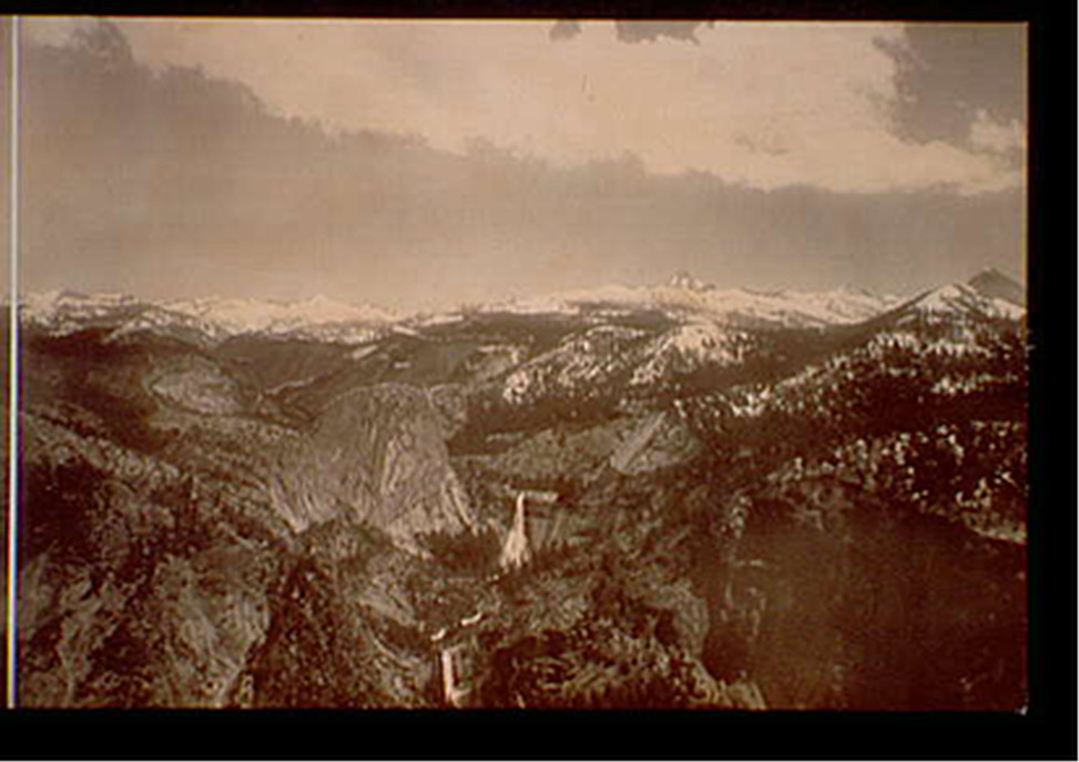Yosemite Valley from Glacier Point, California, c1908. — historic photograph