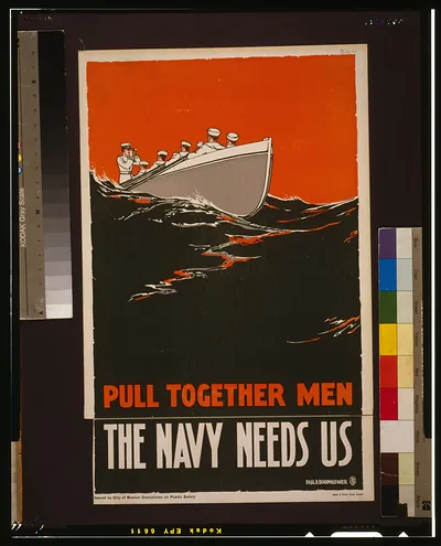 Pull together men - the Navy needs us
