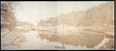 Wisconsin Dells from Sliding Rock, 1896