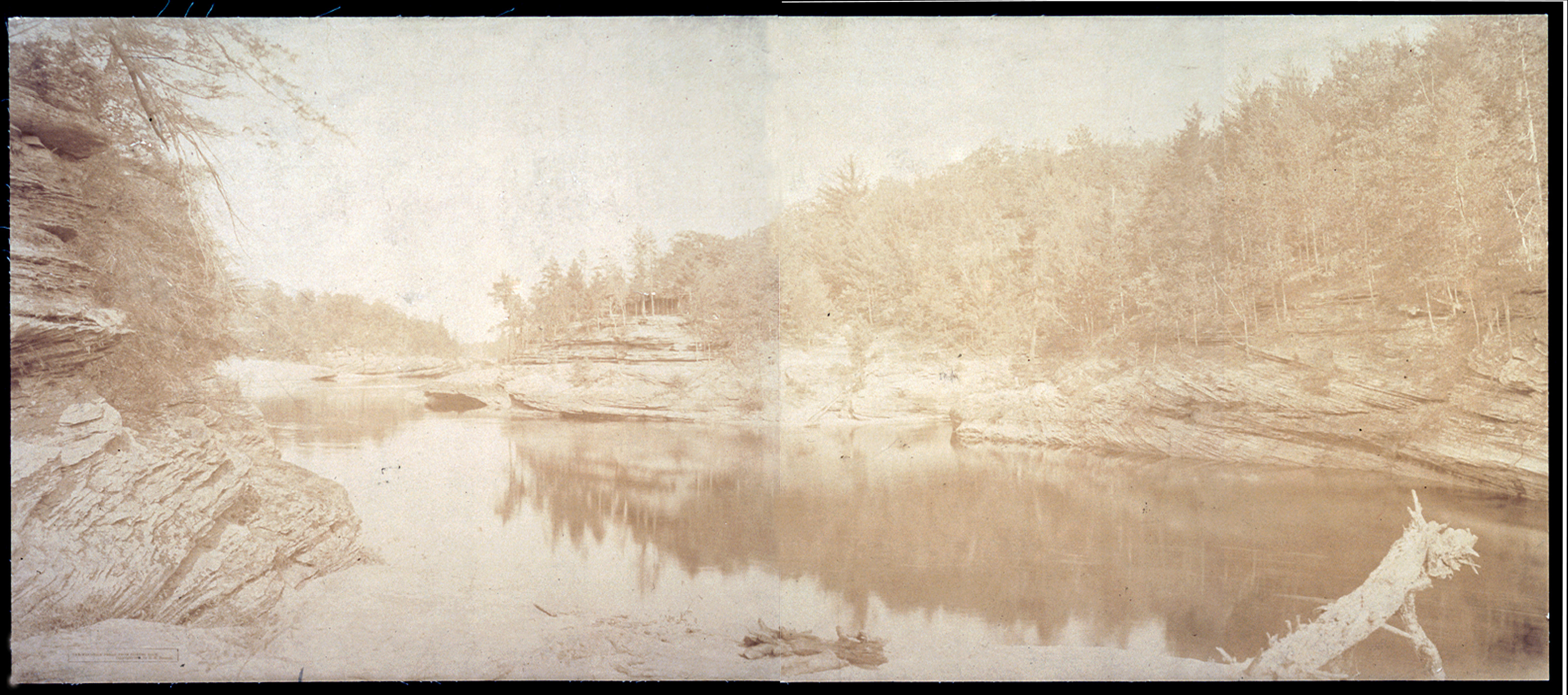 Wisconsin Dells from Sliding Rock, 1896, 1896 — historic image