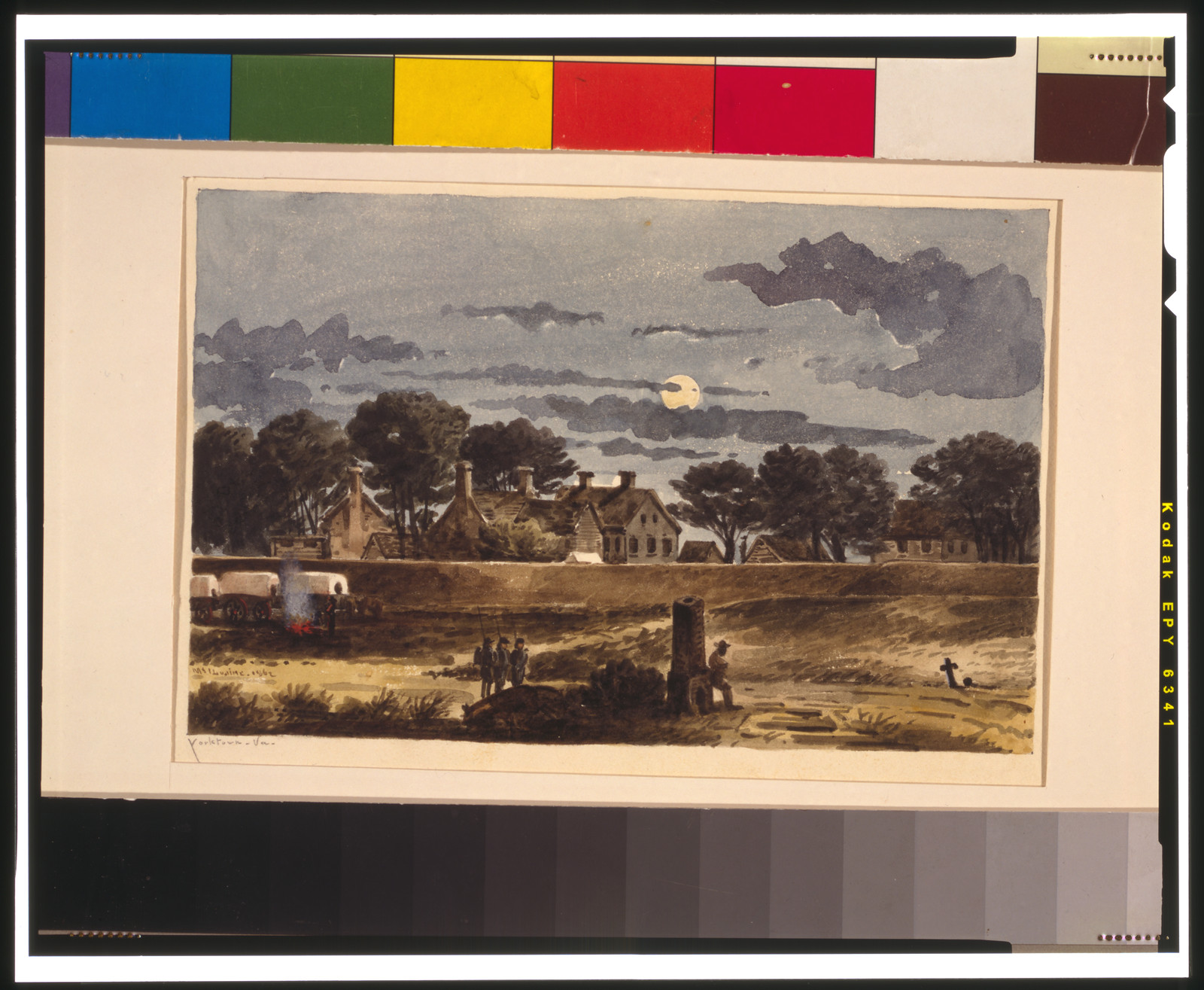 Yorktown, Va. / McIlvaine., 1862 — historic drawing