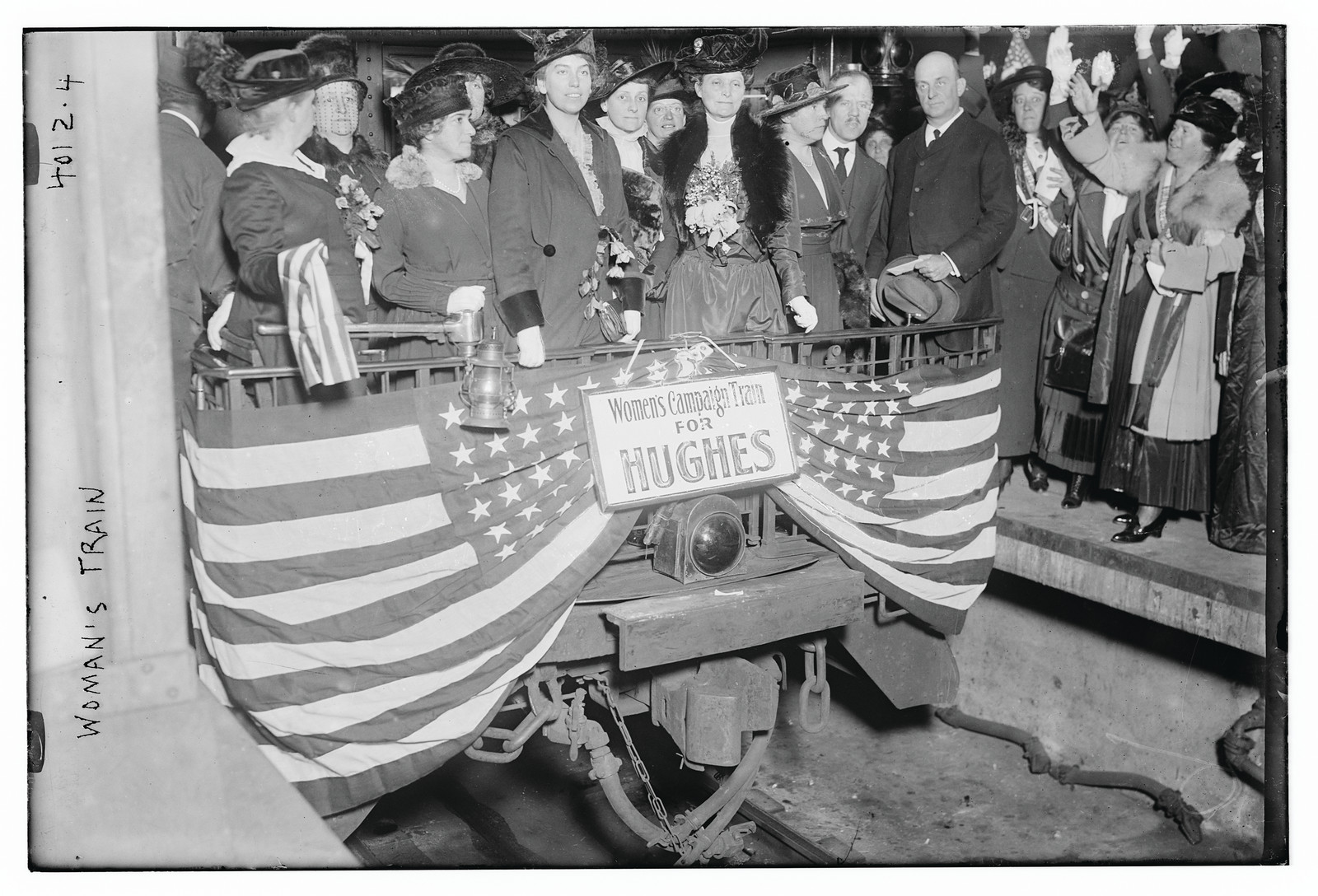 Woman's train, n/a — historic photograph