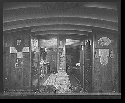 Yacht Suedon [sic], cabin interior