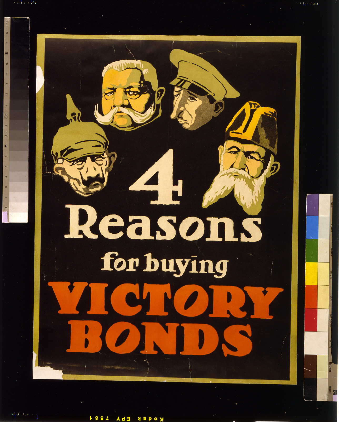 4 reasons for buying Victory Bonds, [Canada : unnamed publisher, 1917] — vintage poster