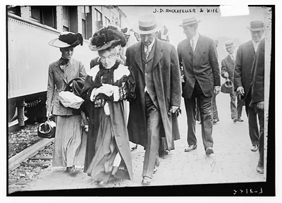 J.D. Rockefeller & wife