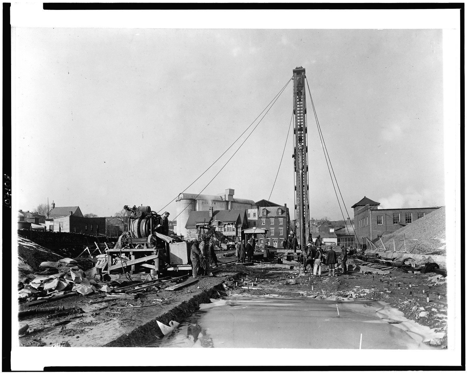 [Crawford Paving Company at work, Washington, D.C.(?)], [between 1909 and 1932] — historic photograph