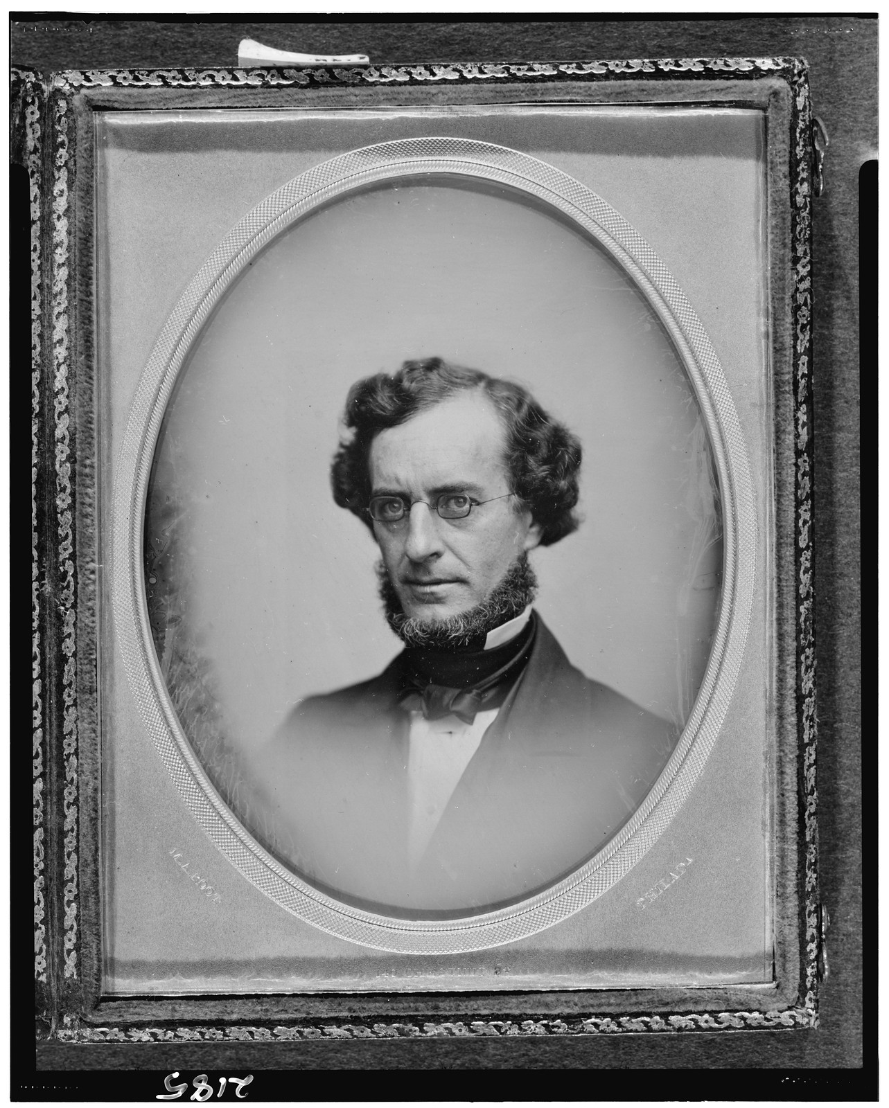 [James Curtis Booth, head-and-shoulders portrait, facing left], [between 1846 and 1856] — historic photograph